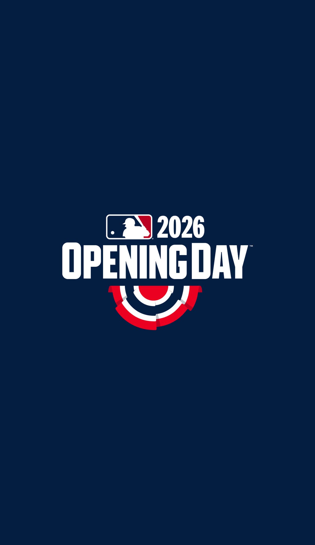 MLB Opening Day promotional image for upcoming events and ticket sales
