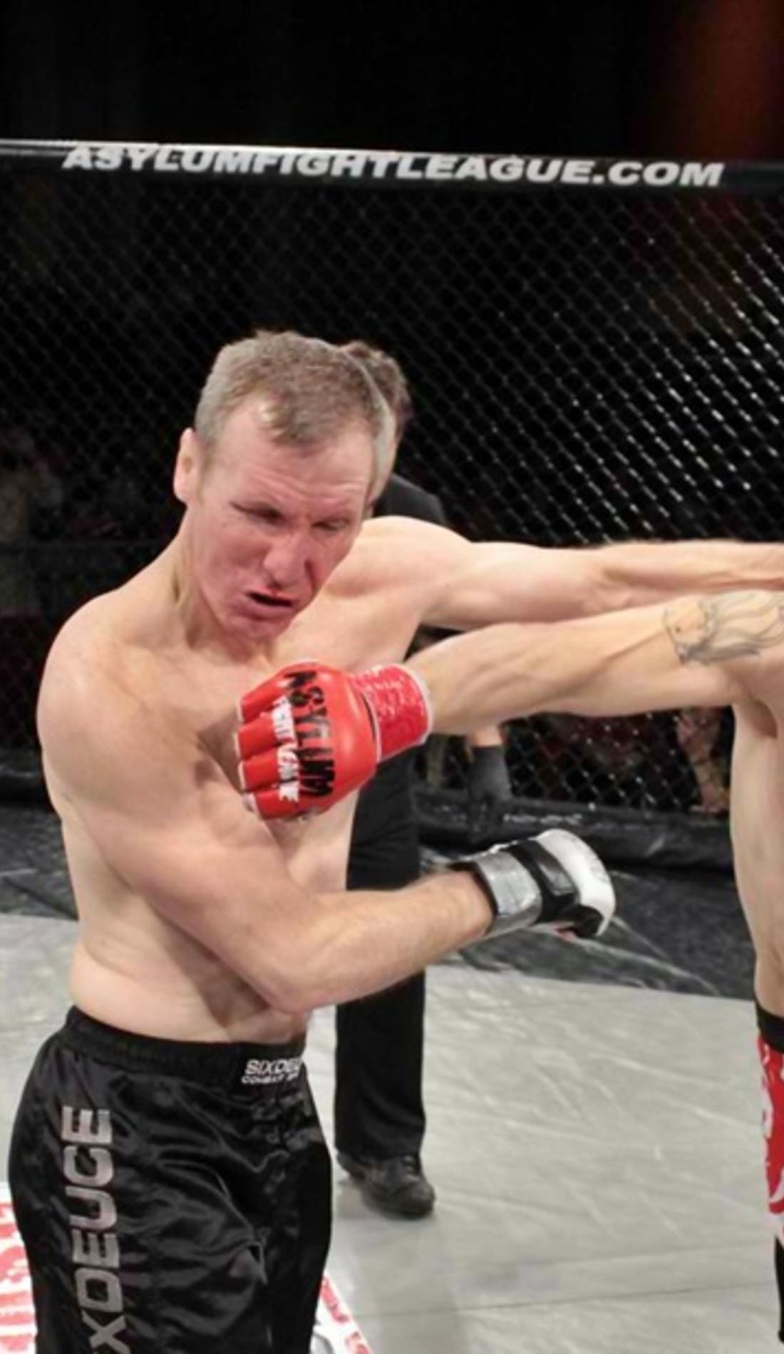 MMA Asylum Fight League promotional image for upcoming events and ticket sales