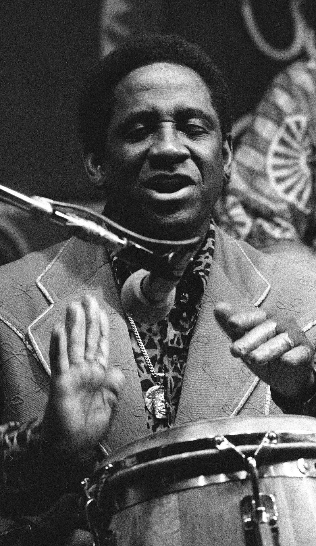 Mongo Santamaria promotional image for upcoming events and ticket sales