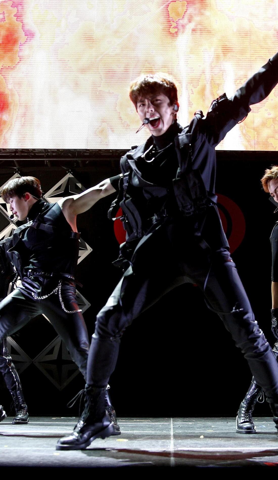 Monsta X promotional image for upcoming events and ticket sales