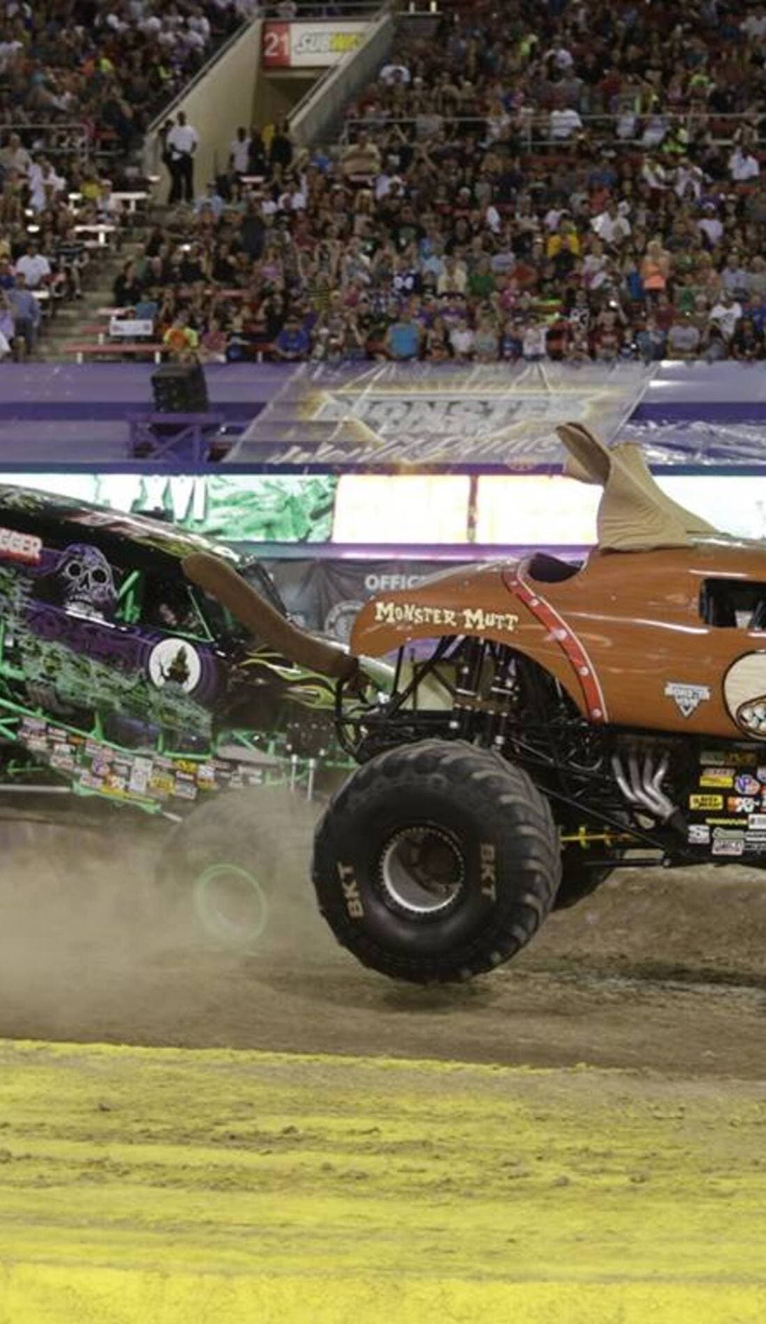Monster Jam Monster Truck Racing promotional image for upcoming events and ticket sales