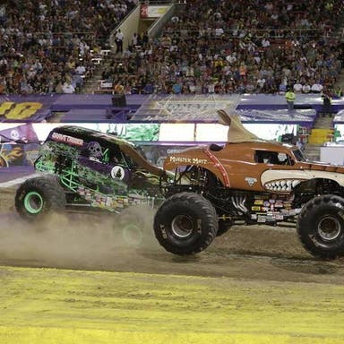 Promotional image of Monster Jam Monster Truck Racing