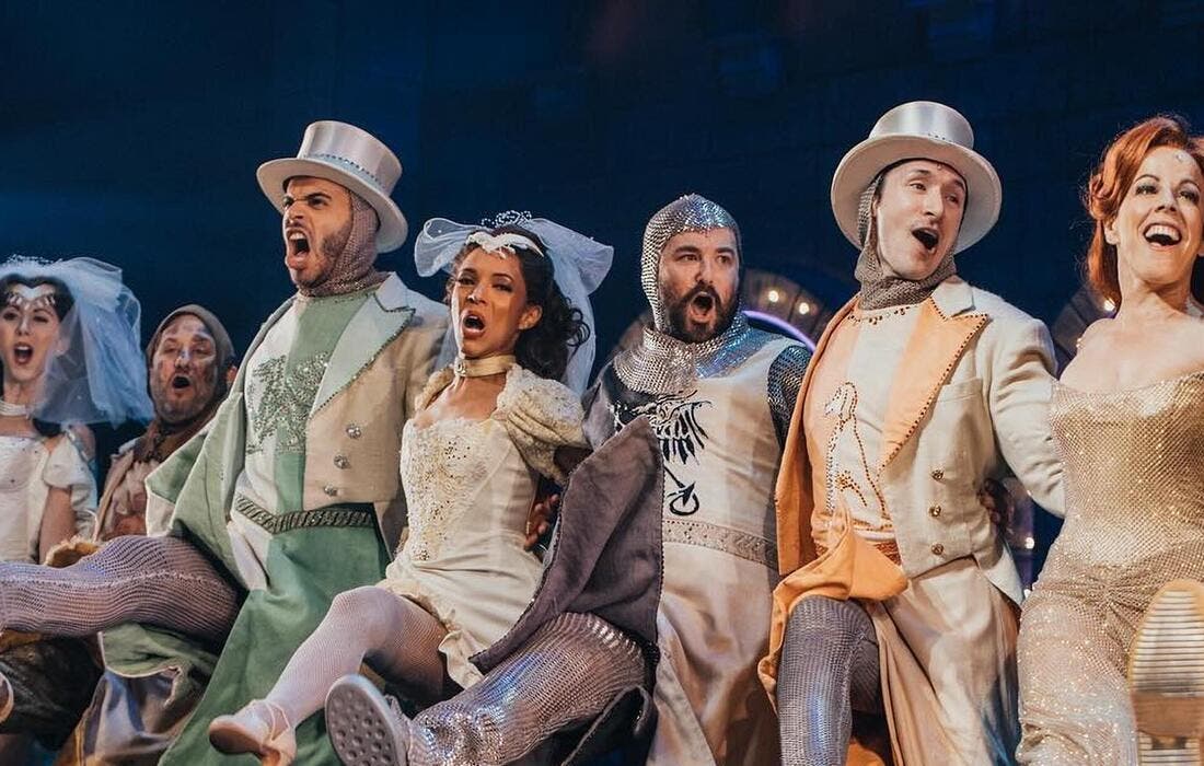 Promotional image for Monty Python's Spamalot tickets