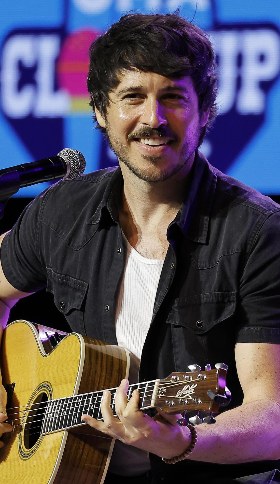 Morgan Evans promotional image for upcoming events and ticket sales