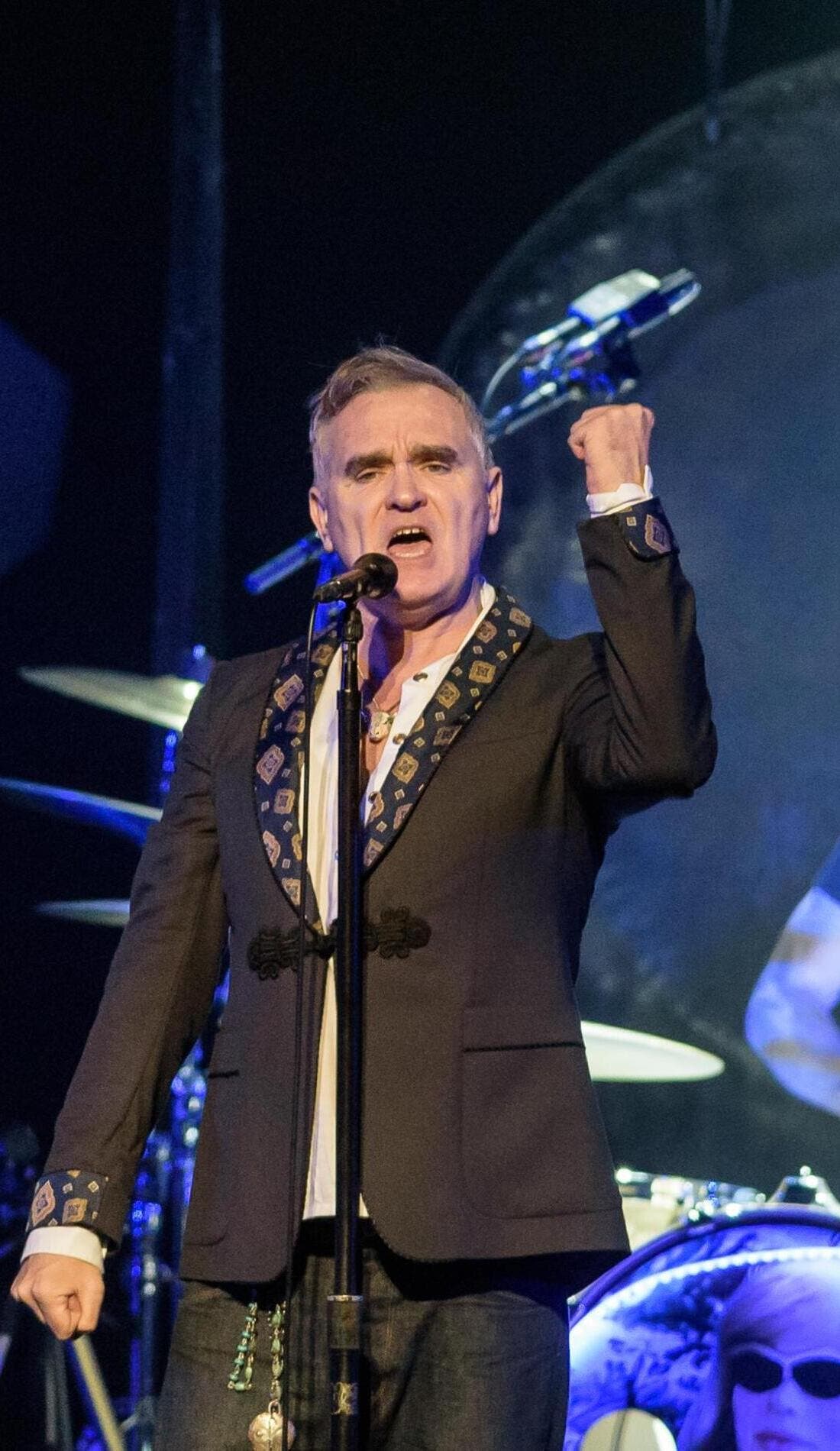 Morrissey promotional image for upcoming events and ticket sales