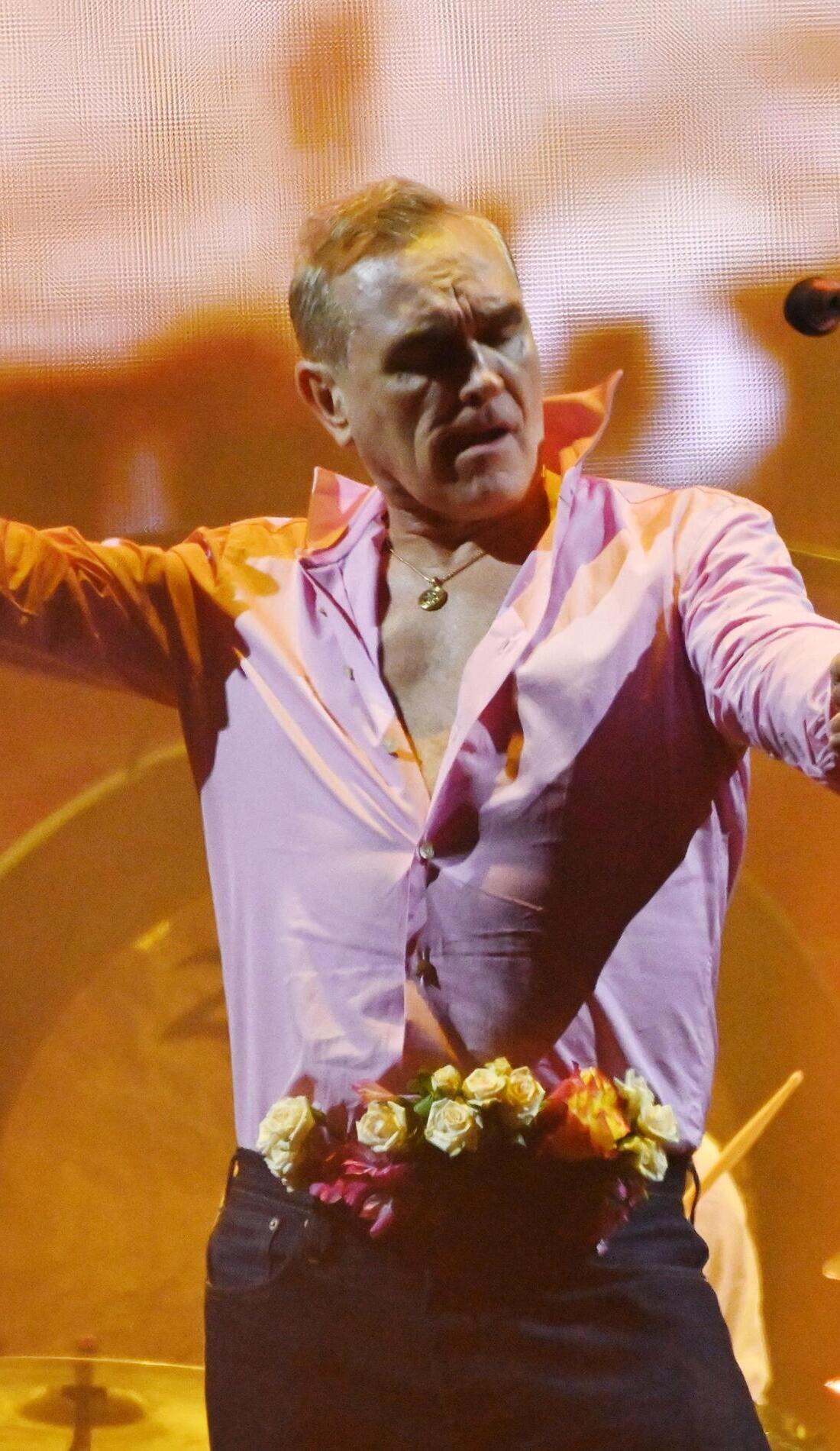 Morrissey promotional image for upcoming events and ticket sales