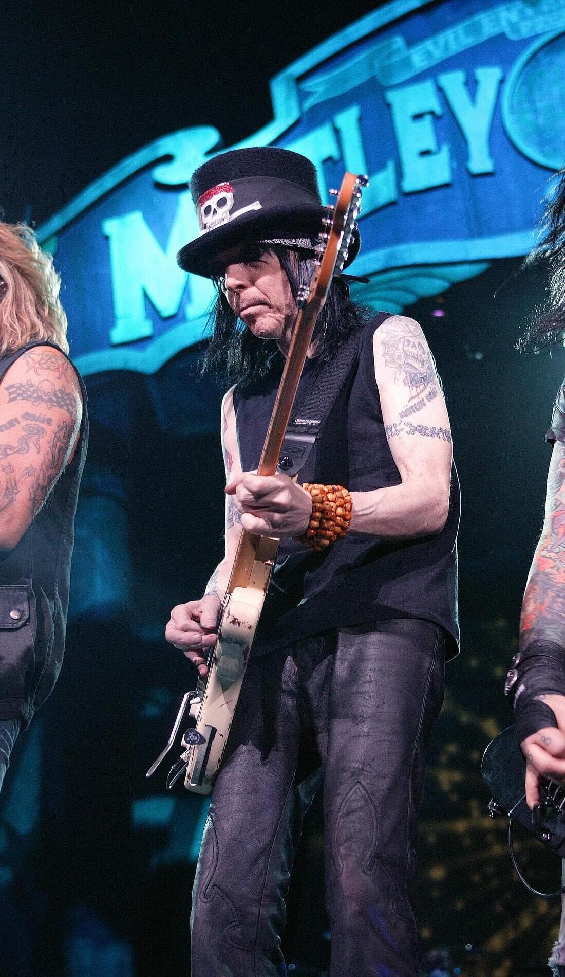 Motley Crue promotional image for upcoming events and ticket sales