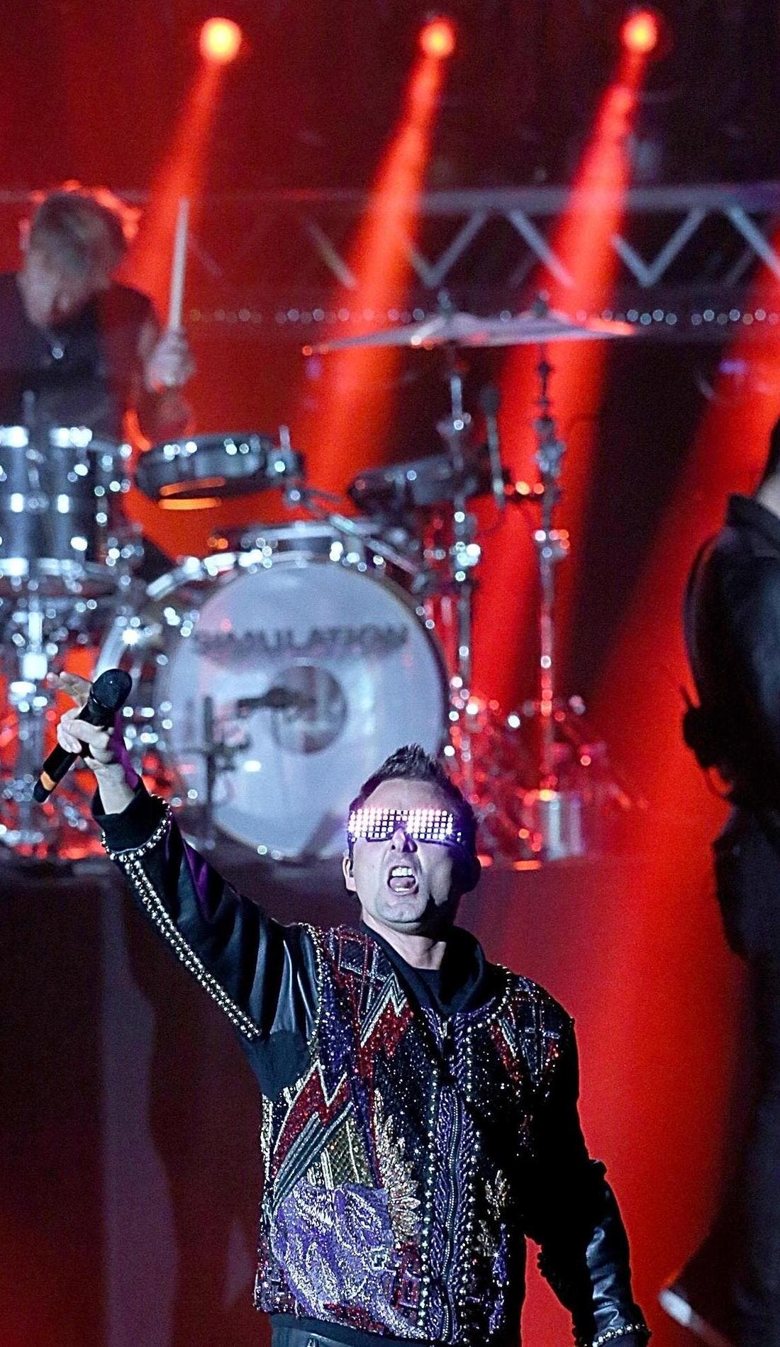 Muse promotional image for upcoming events and ticket sales