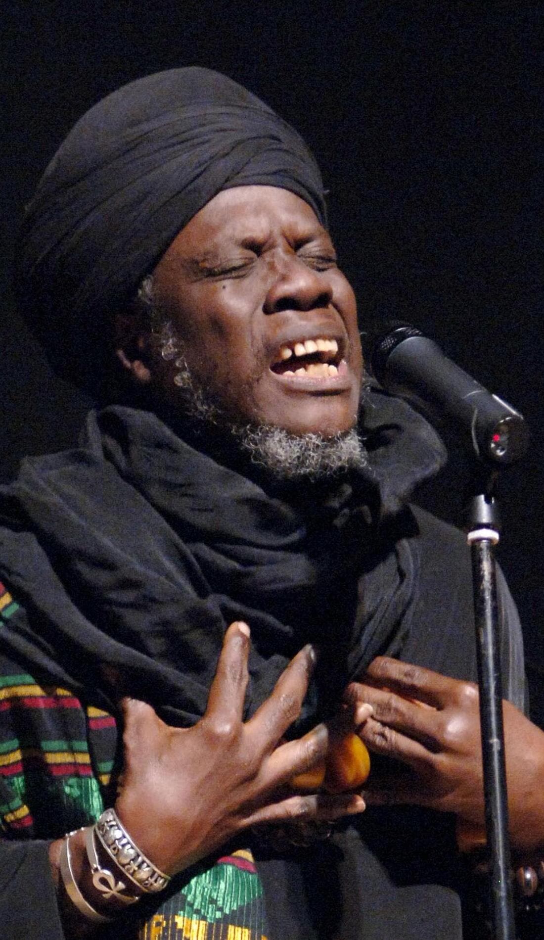 Mutabaruka promotional image for upcoming events and ticket sales