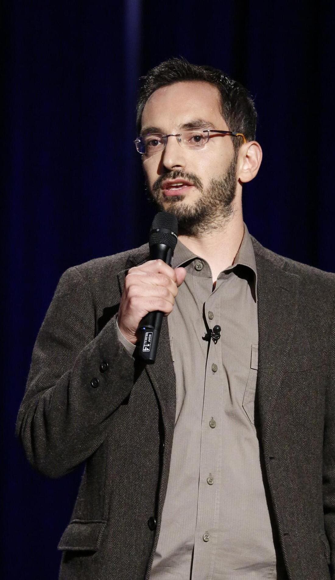 Myq Kaplan promotional image for upcoming events and ticket sales
