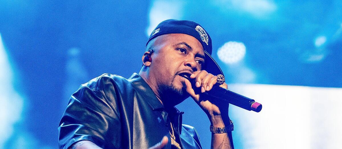 Nas at Louis Armstrong Stadium
