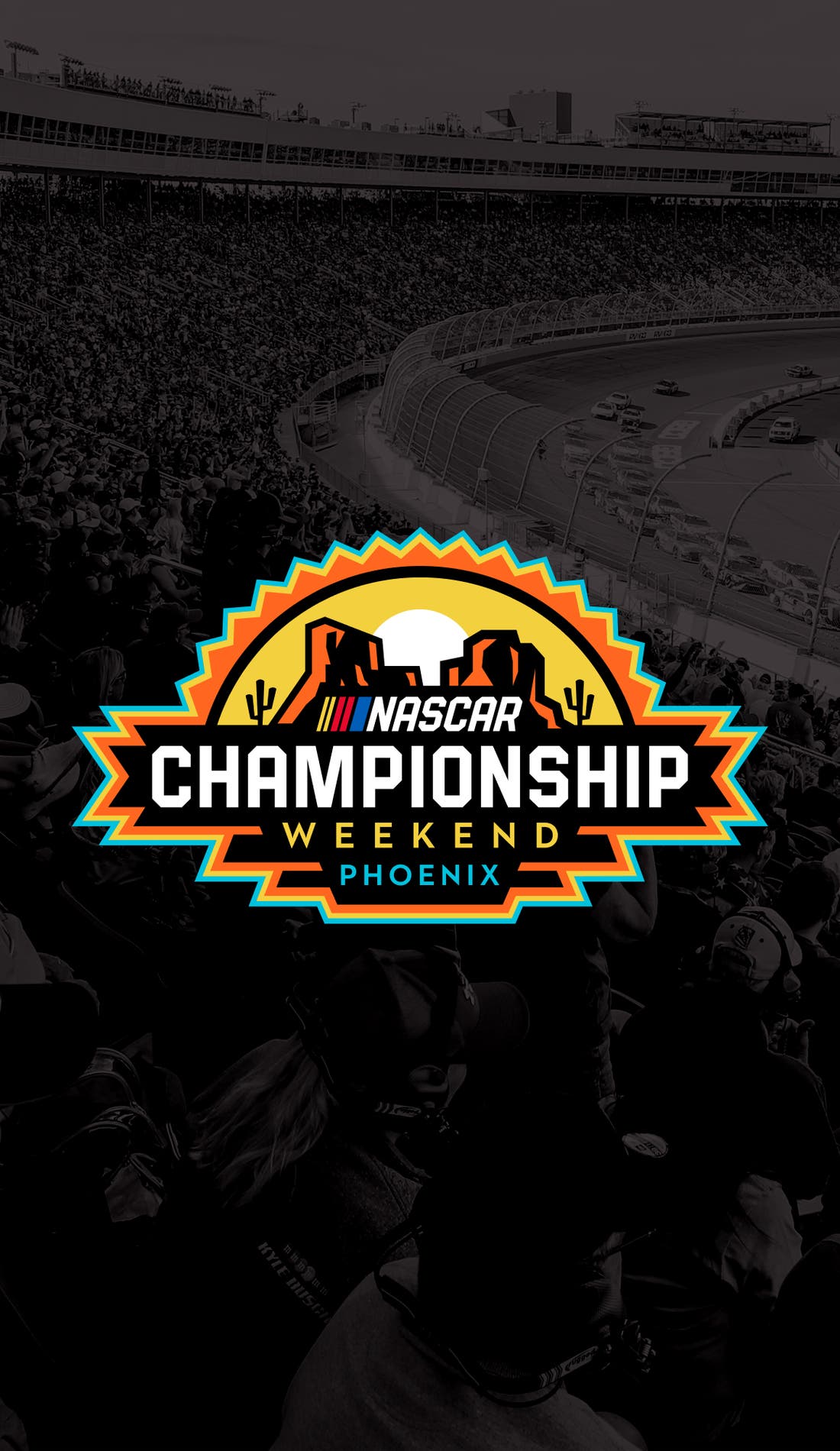 NASCAR Championship Weekend promotional image for upcoming events and ticket sales
