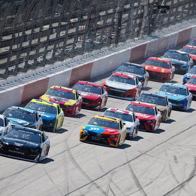 Promotional image of NASCAR Cup Series at Darlington Raceway Fall Race