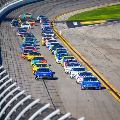 Promotional image of NASCAR Cup Series at Daytona International Speedway Fall Race