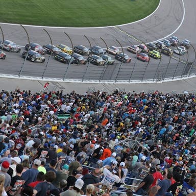 Promotional image of NASCAR Cup Series at Kansas Speedway Fall Race