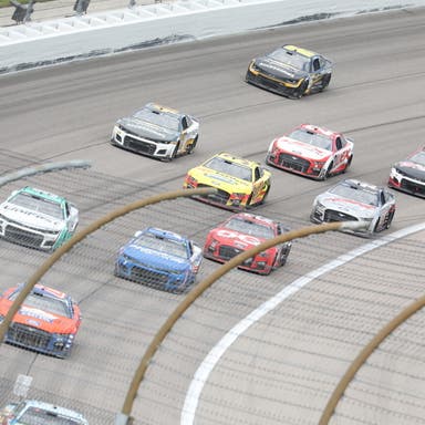 Promotional image of NASCAR Cup Series at Las Vegas Motor Speedway Fall Race