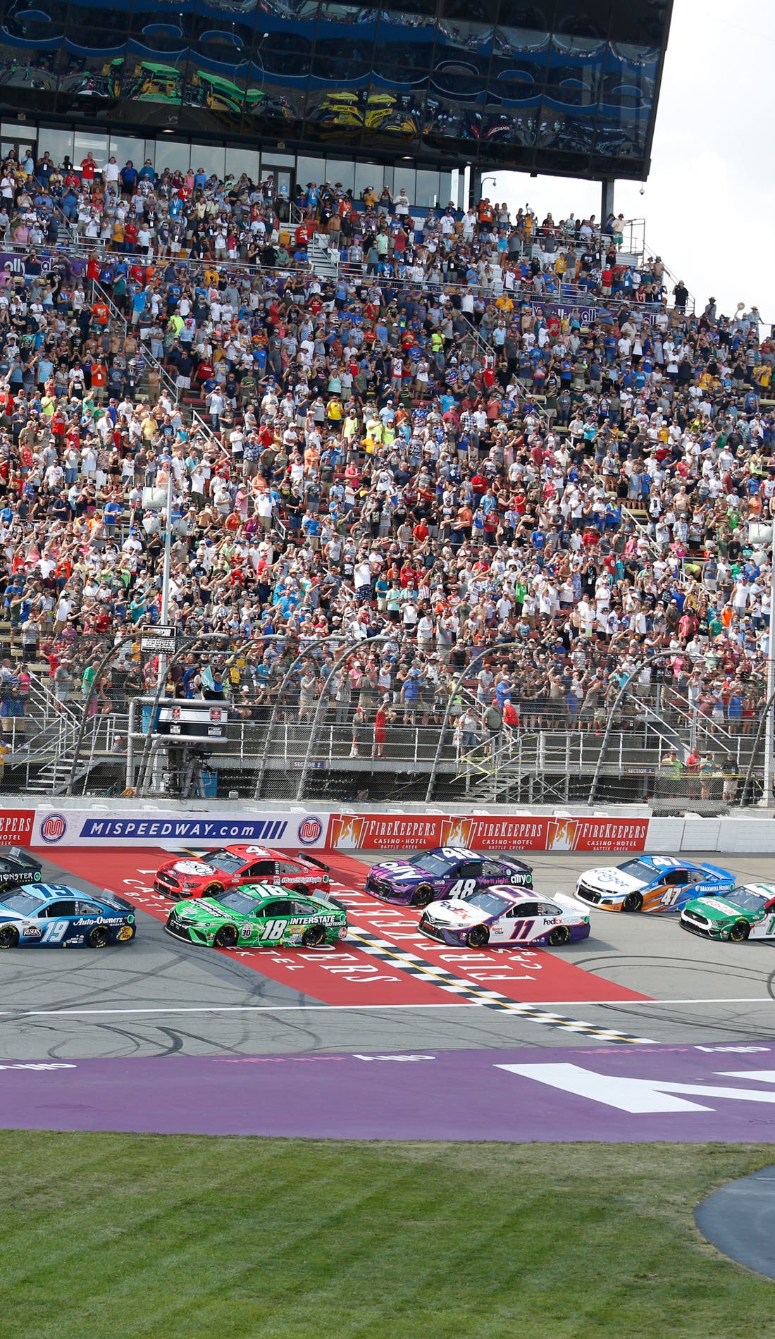 NASCAR Cup Series at Michigan International Speedway promotional image for upcoming events and ticket sales