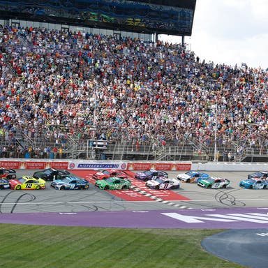 Promotional image of NASCAR Cup Series at Michigan International Speedway