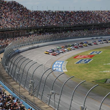 Promotional image of NASCAR Cup Series at Talladega Superspeedway Fall Race
