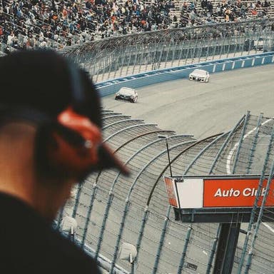 Promotional image of NASCAR O'Reilly Auto Parts Series at Las Vegas Motor Speedway Fall Race