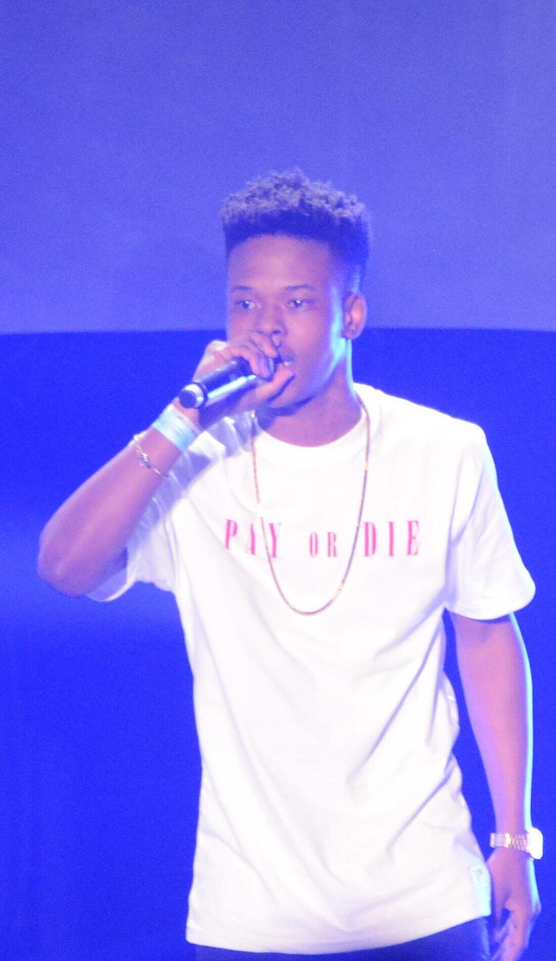 Nasty C promotional image for upcoming events and ticket sales