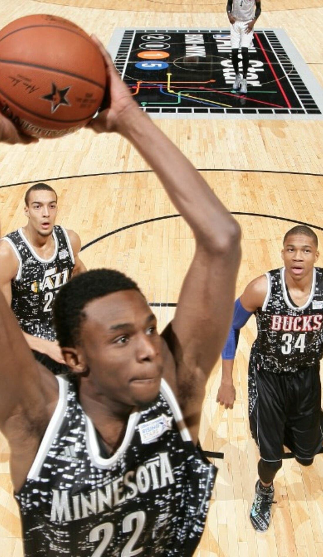 NBA All Star Rising Stars Challenge promotional image for upcoming events and ticket sales