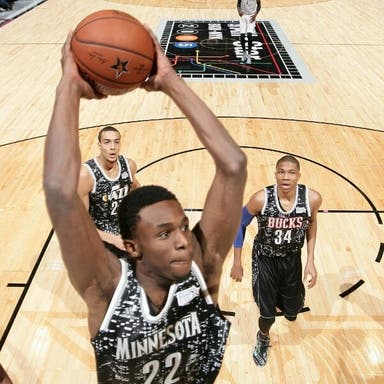 Promotional image of NBA All Star Rising Stars Challenge
