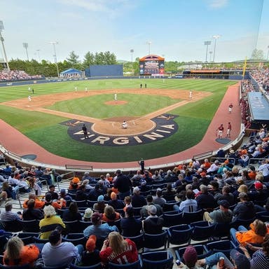 Promotional image of NCAA Baseball Charlottesville Super Regional