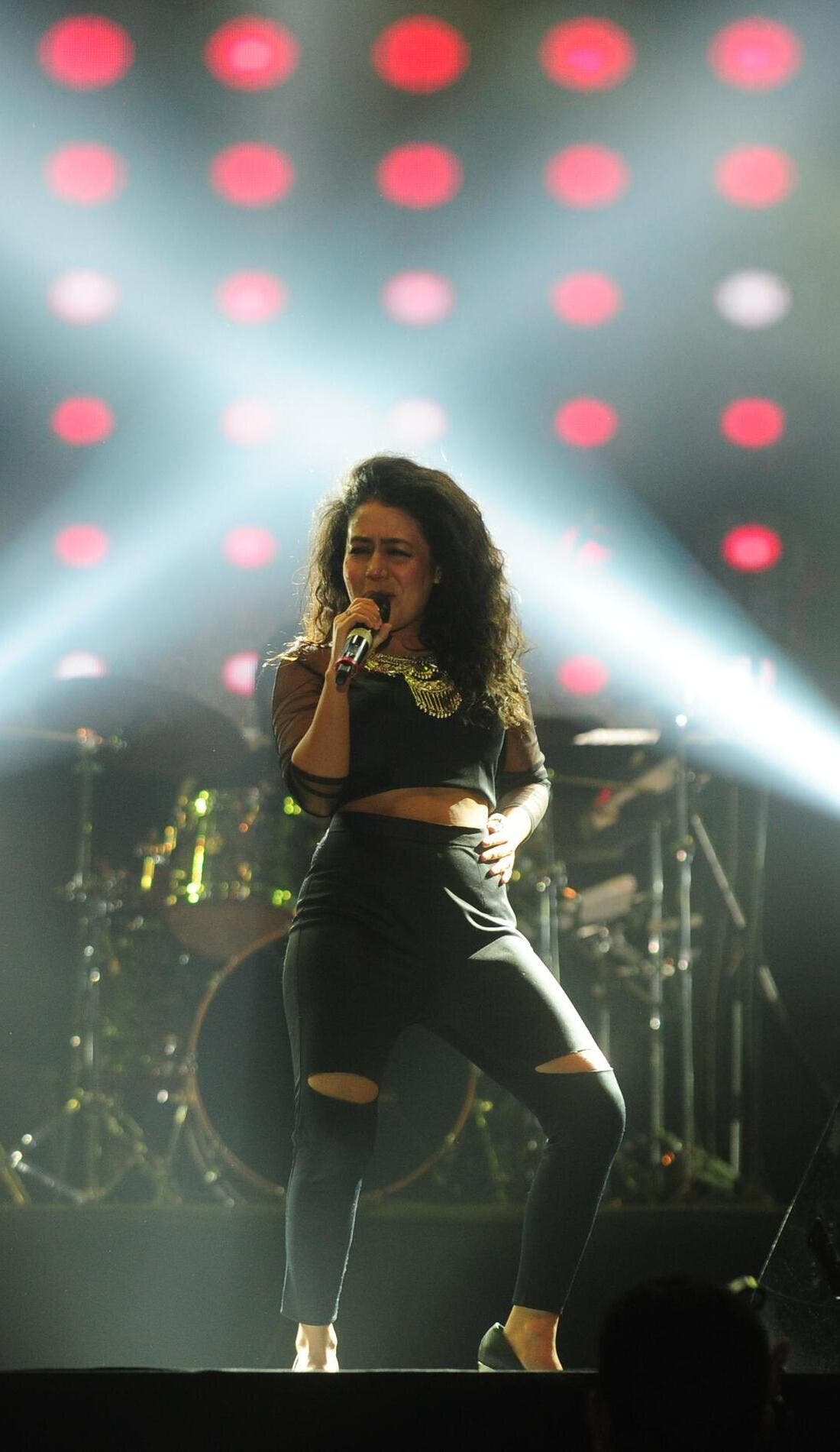 Neha Kakkar promotional image for upcoming events and ticket sales