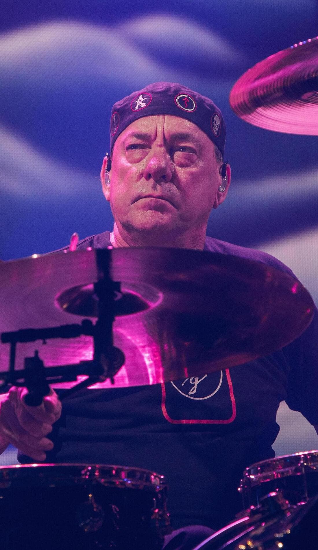 Neil Peart promotional image for upcoming events and ticket sales