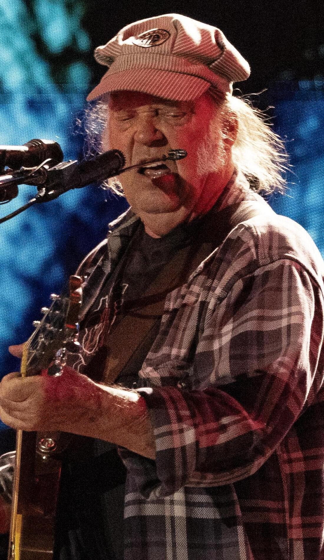Neil Young promotional image for upcoming events and ticket sales