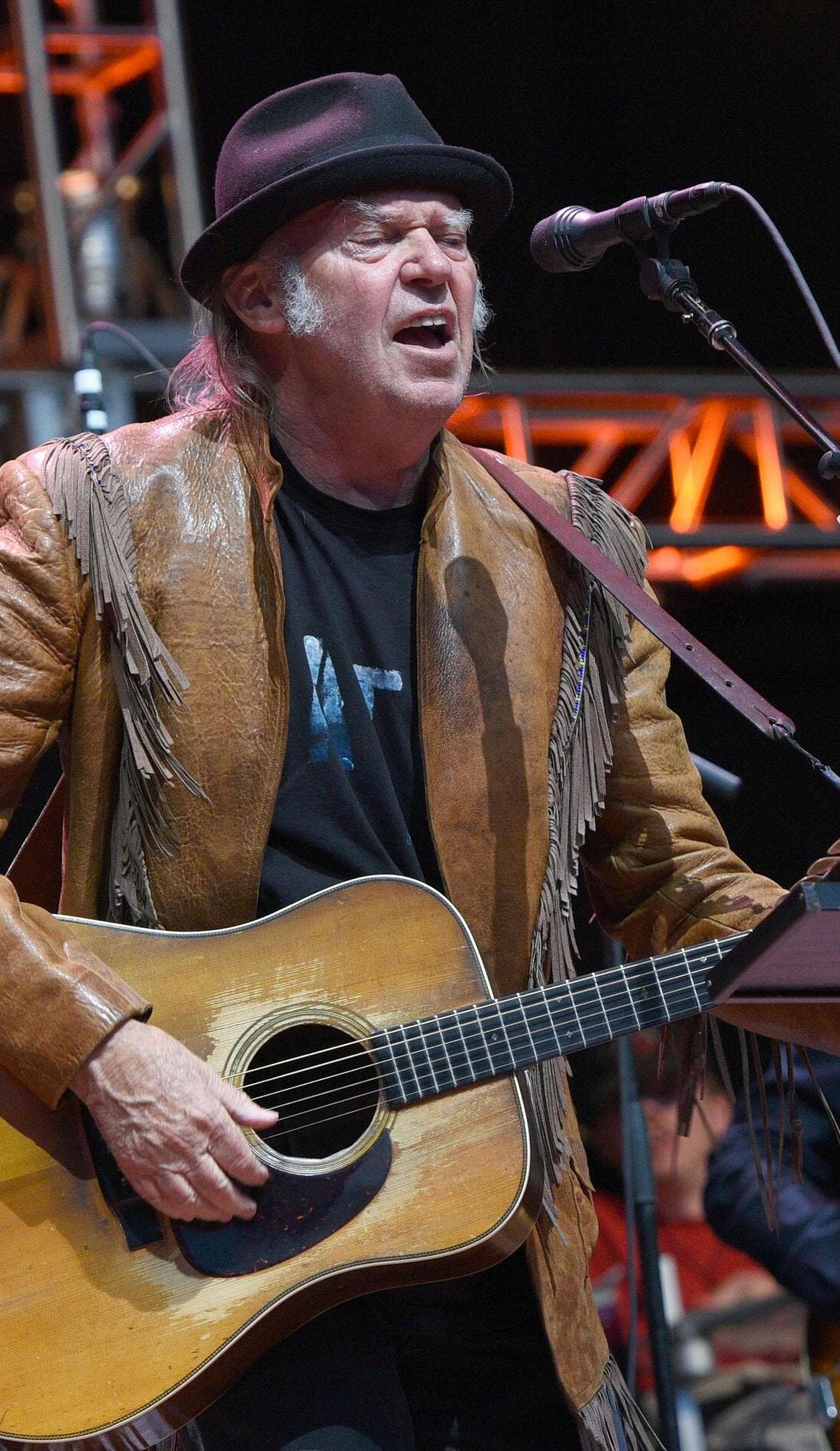 Neil Young promotional image for upcoming events and ticket sales in Milwaukee