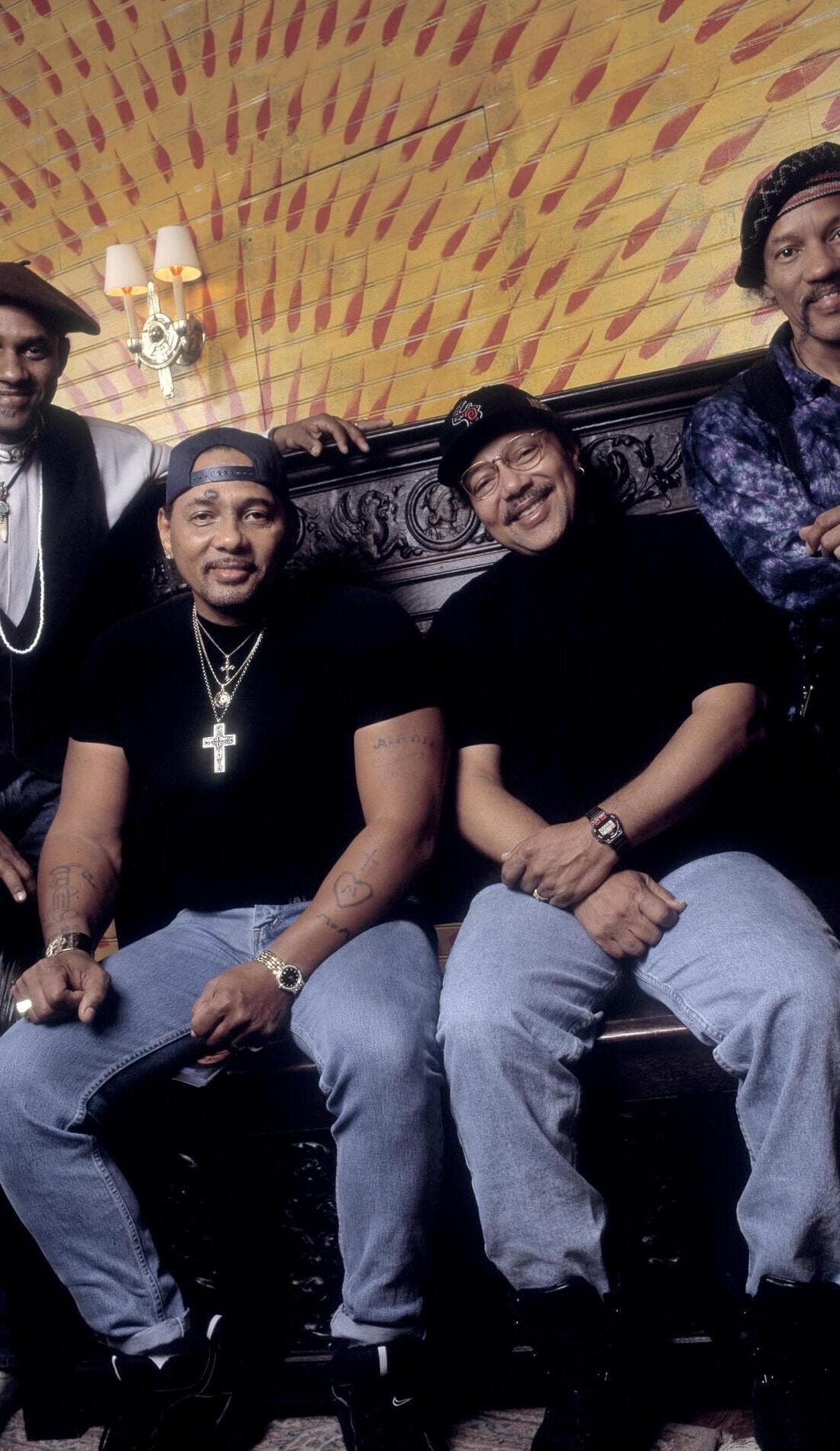 Neville Brothers promotional image for upcoming events and ticket sales
