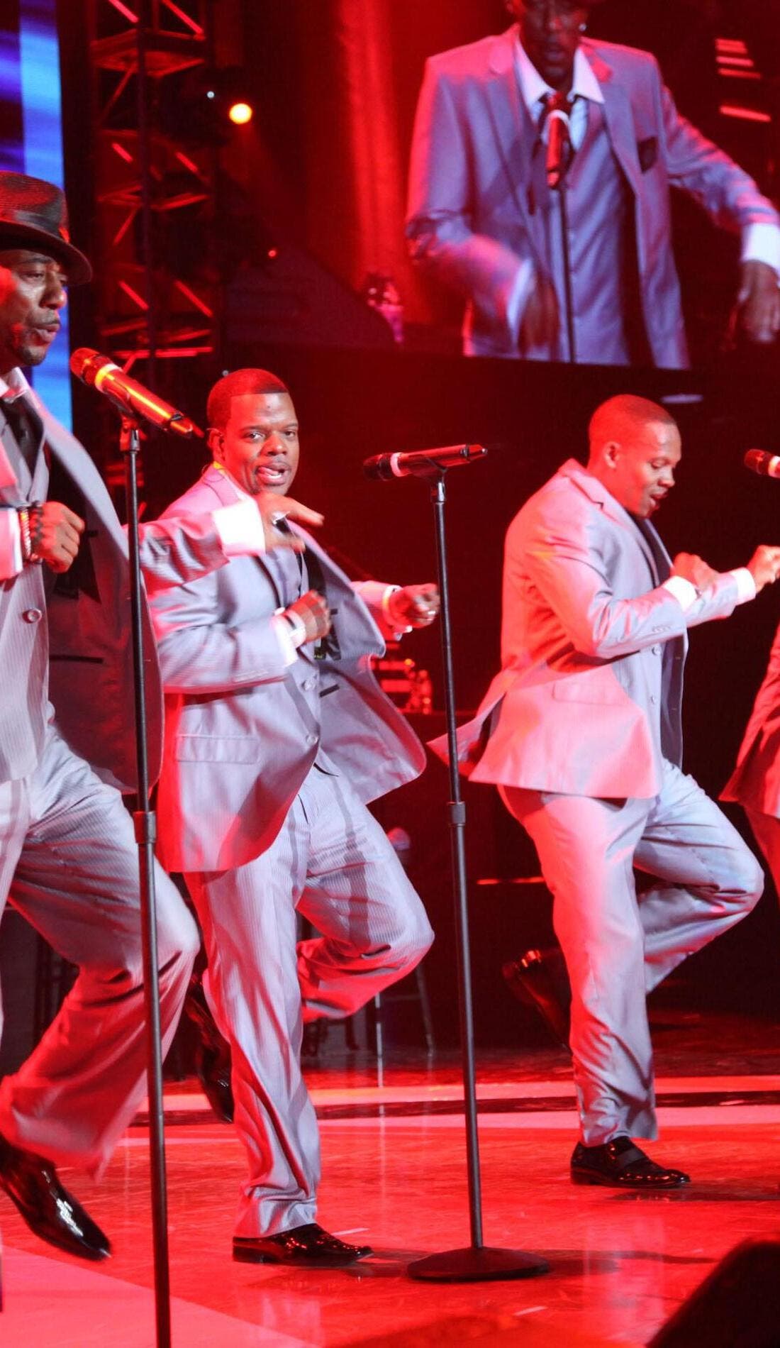 New Edition promotional image for upcoming events and ticket sales