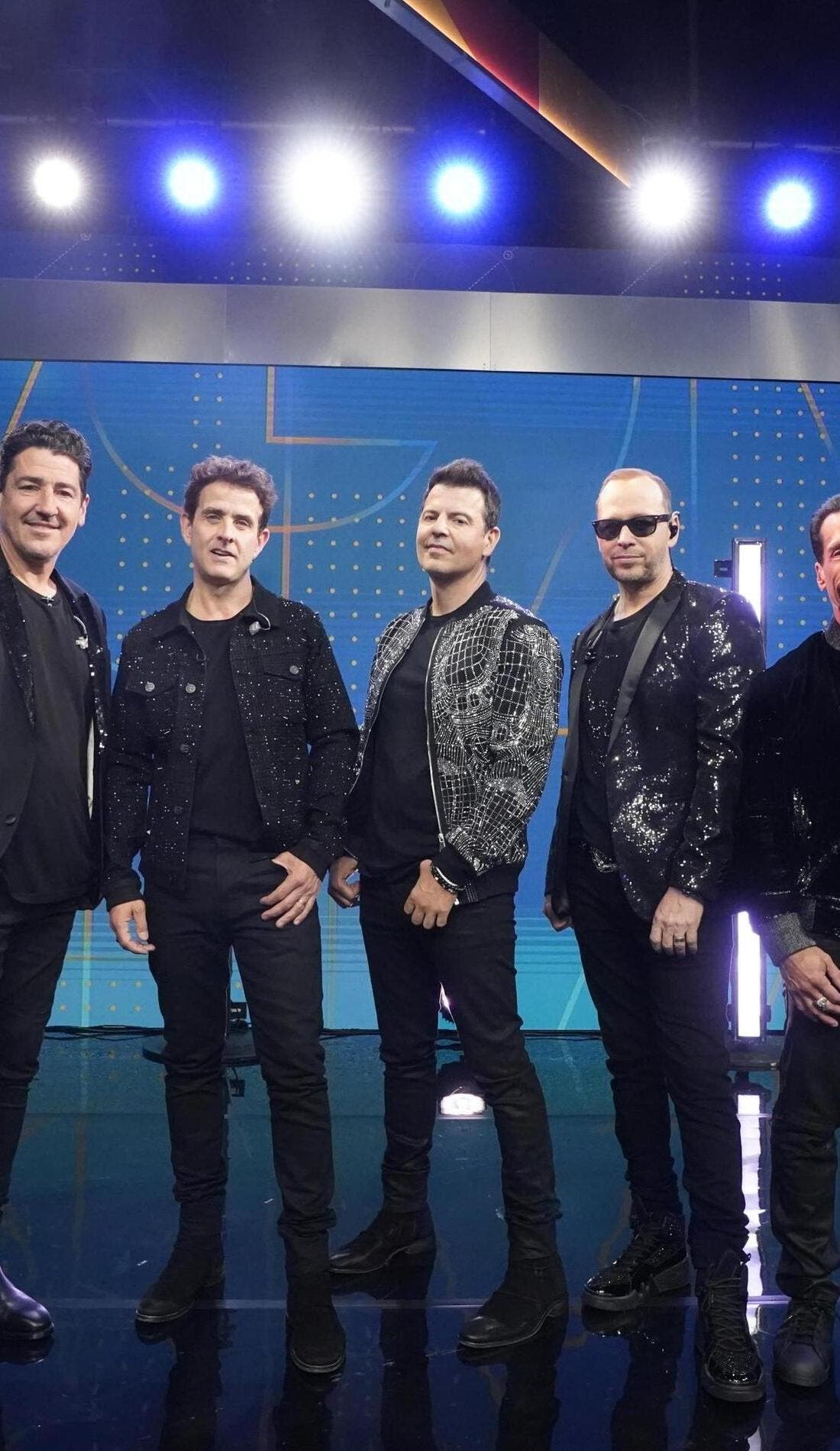 New Kids on the Block promotional image for upcoming events and ticket sales