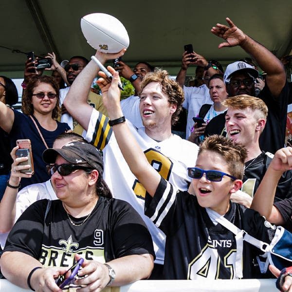 Promotional image of Saints Club Holder Training Camp Day