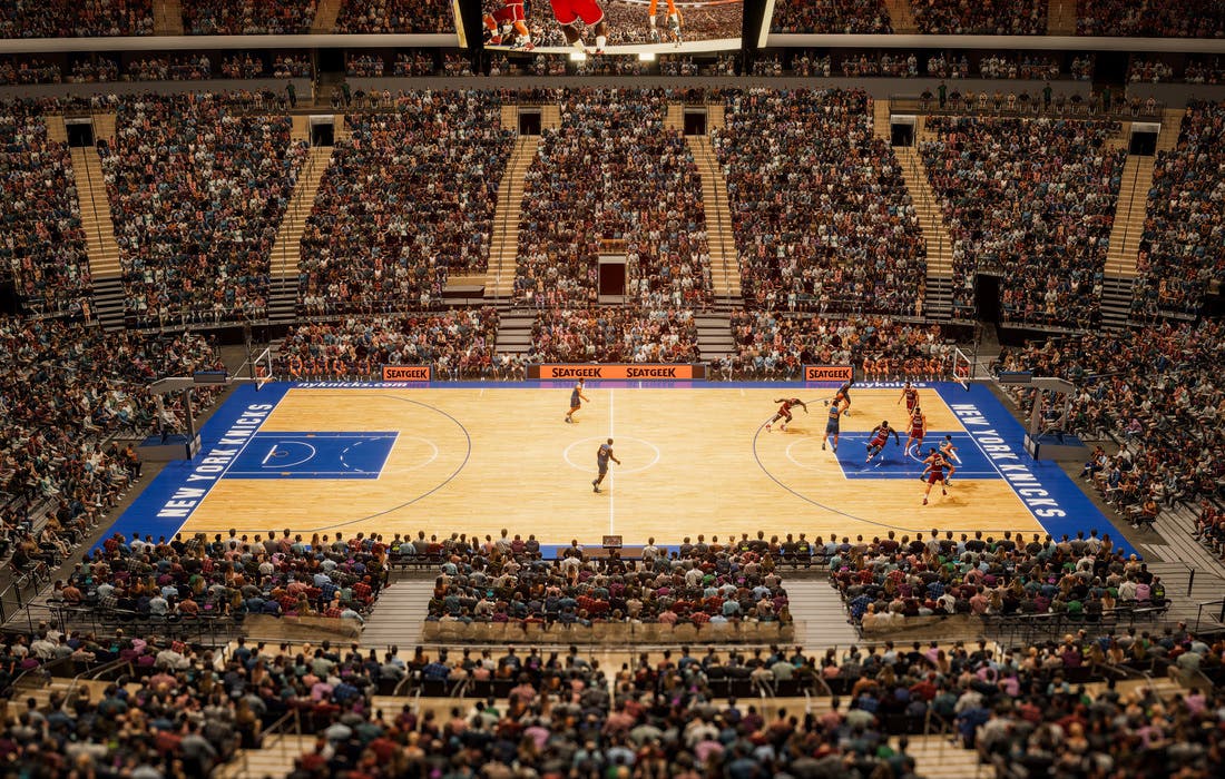 Promotional image for Cavaliers at Knicks tickets at Madison Square Garden on Oct 22, 2025