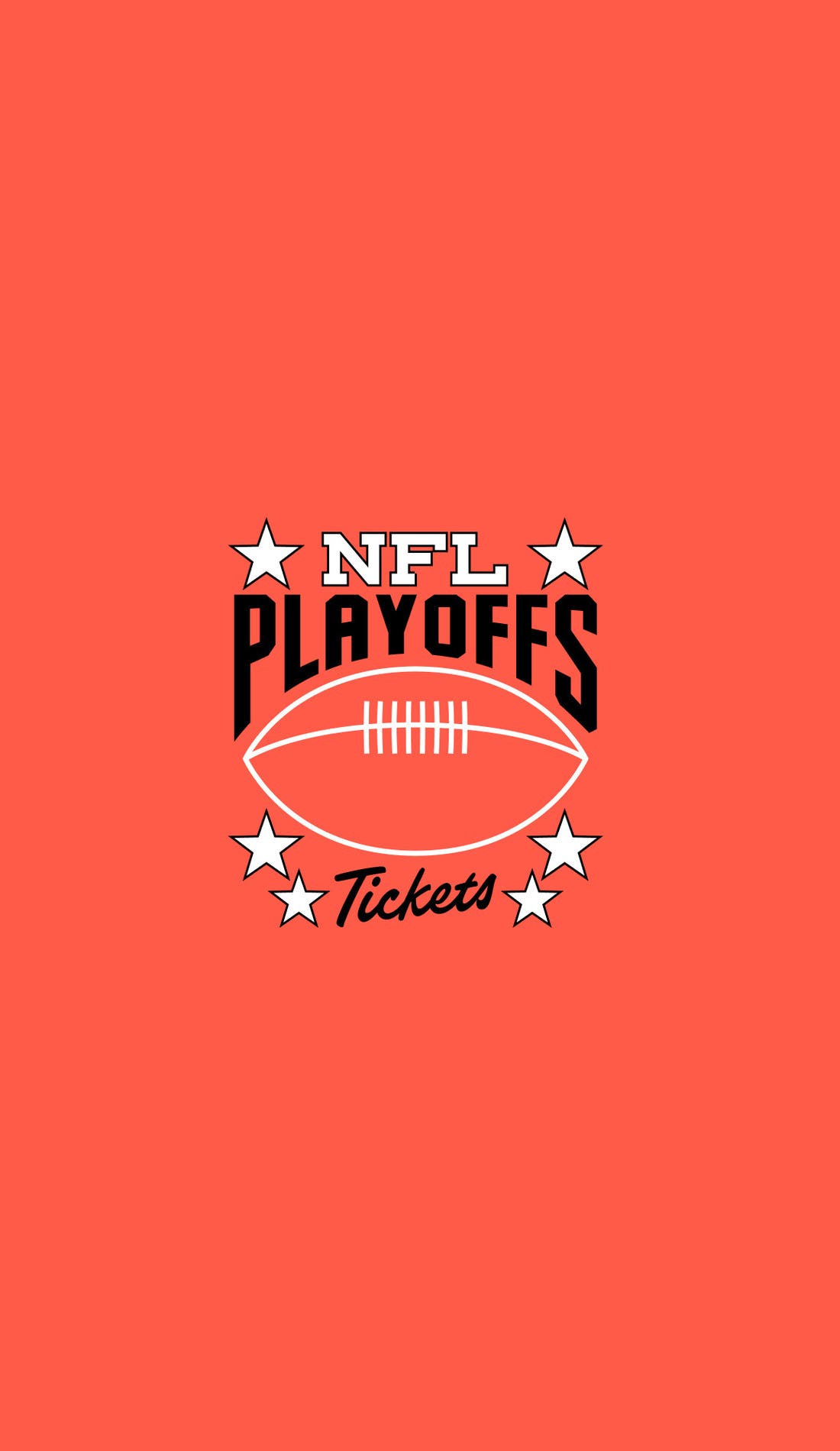 NFC Wild Card Game promotional image for upcoming events and ticket sales