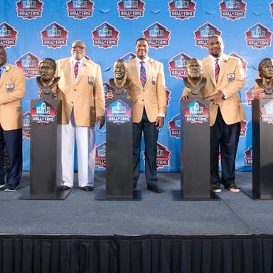 Promotional image of NFL Hall of Fame Weekend