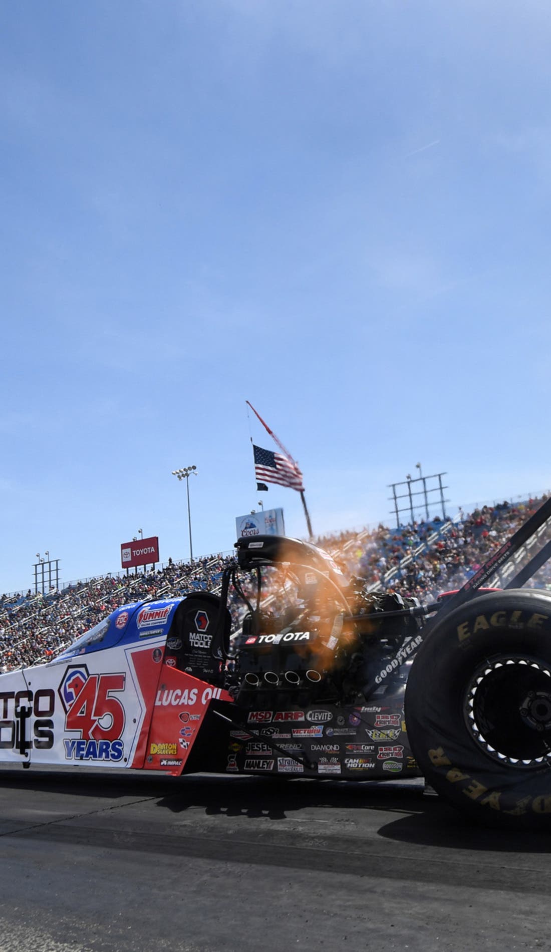 NHRA Nationals promotional image for upcoming events and ticket sales
