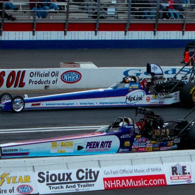 Promotional image of NHRA Drag Racing Winternationals