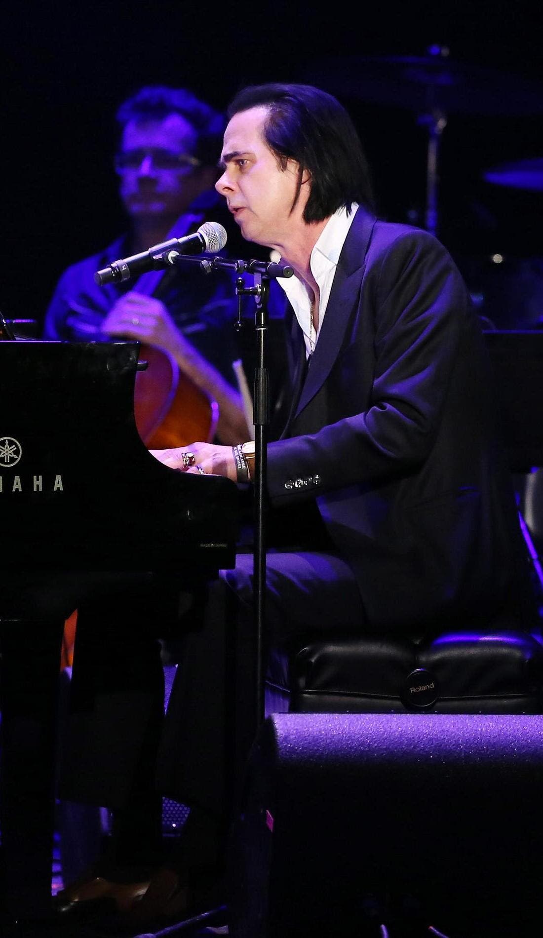 Nick Cave promotional image for upcoming events and ticket sales