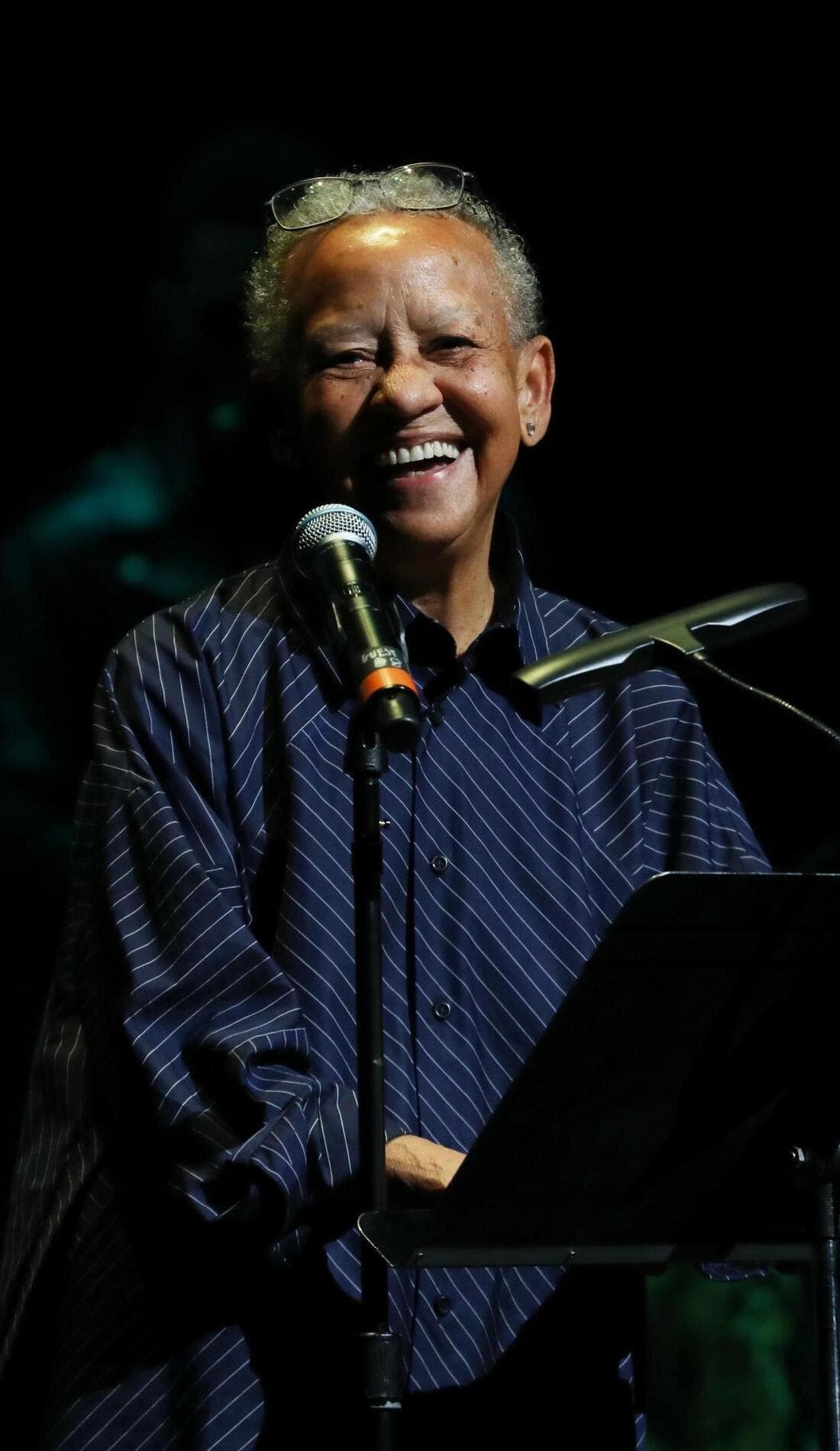 Nikki Giovanni promotional image for upcoming events and ticket sales
