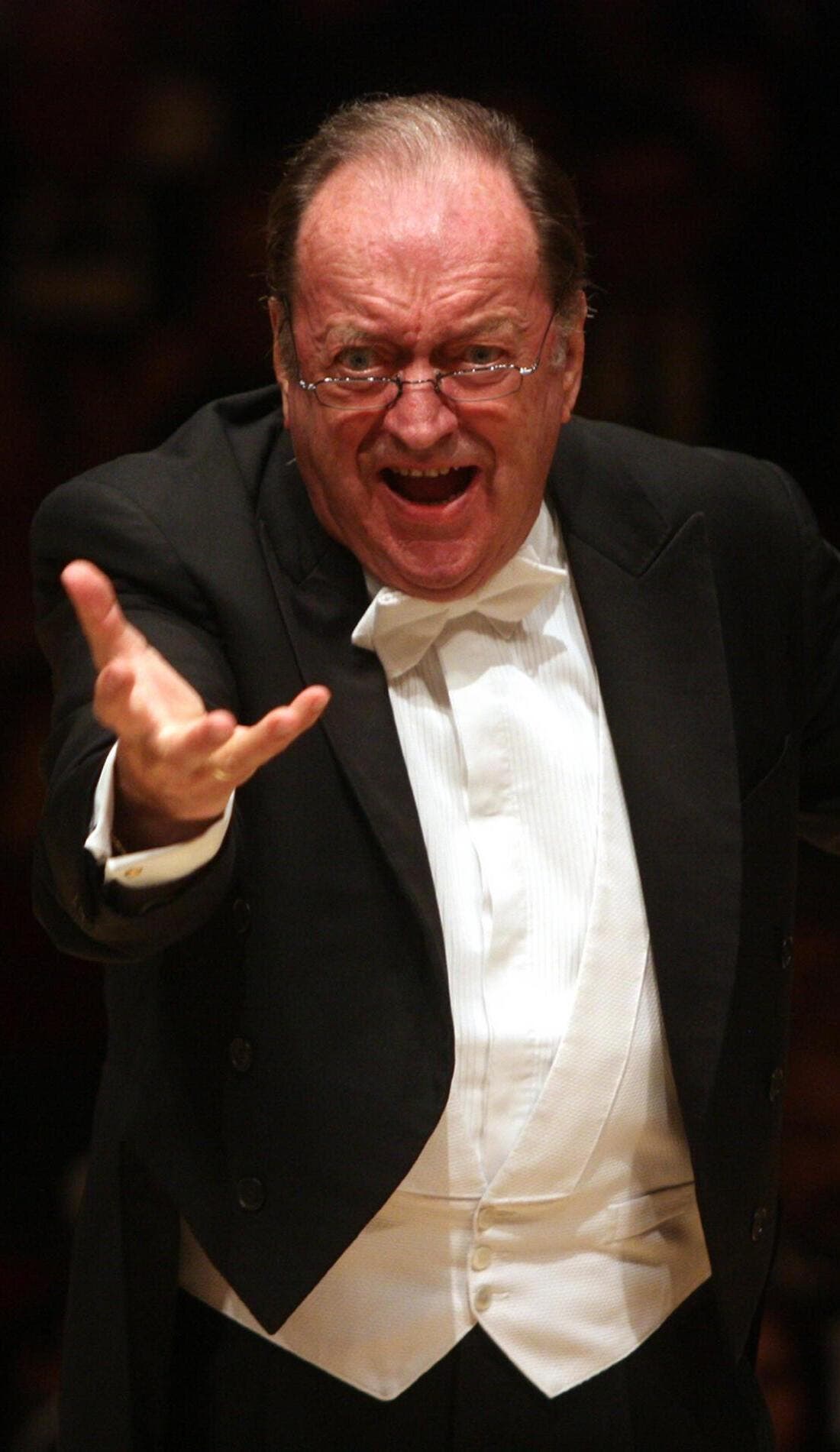 Nikolaus Harnoncourt promotional image for upcoming events and ticket sales