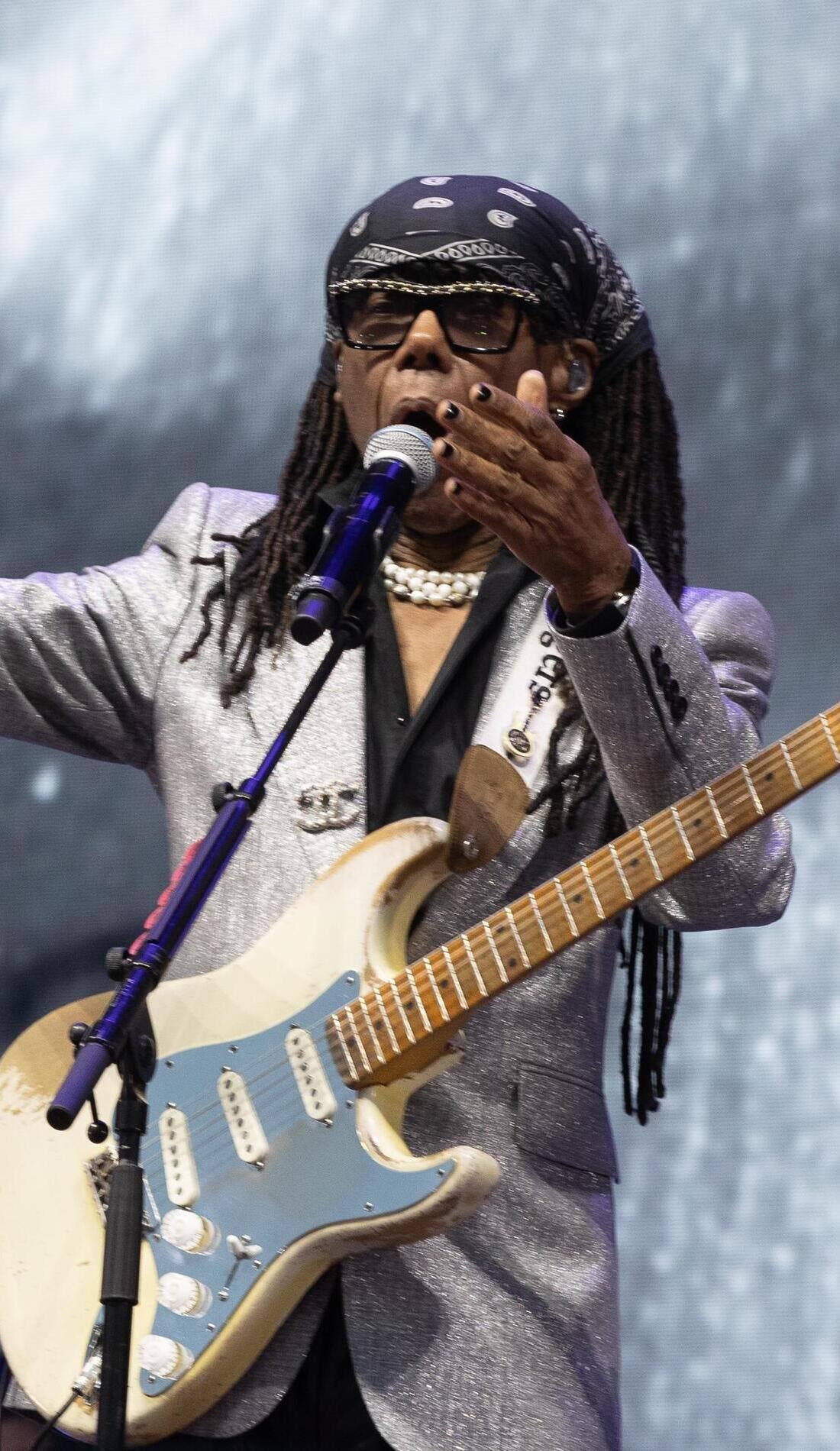 Nile Rodgers promotional image for upcoming events and ticket sales