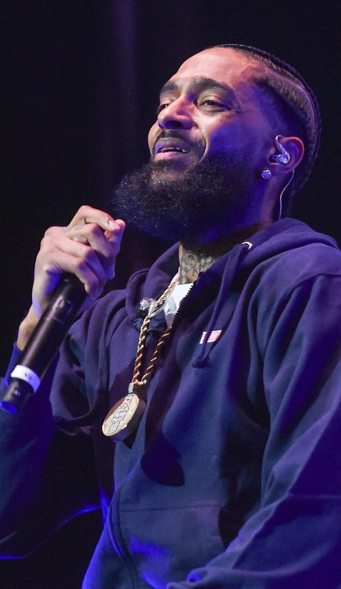 Nipsey Hussle promotional image for upcoming events and ticket sales