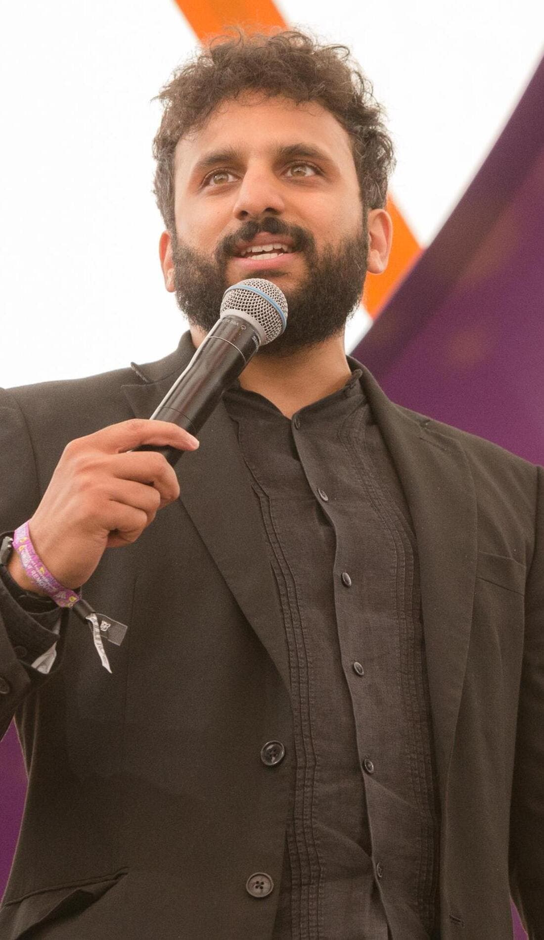 Nish Kumar promotional image for upcoming events and ticket sales