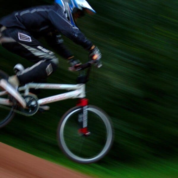 bike helmet stadium Urban Electric with LED Rear Light White When speed is your top priority and every watt counts Pro BMX rider has fun