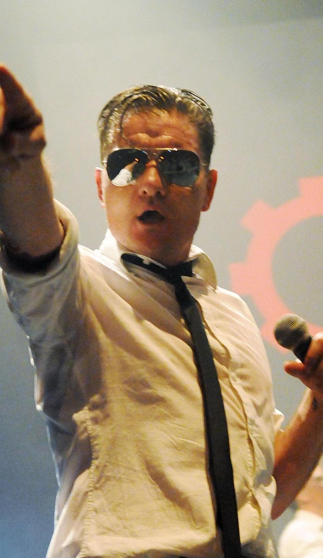 Nitzer Ebb promotional image for upcoming events and ticket sales