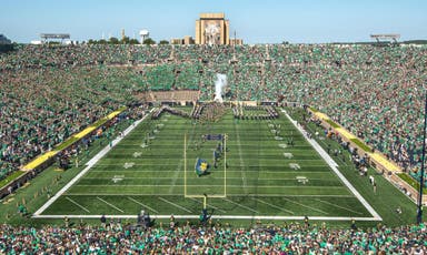 Notre Dame Fighting Irish Football Parking Passes